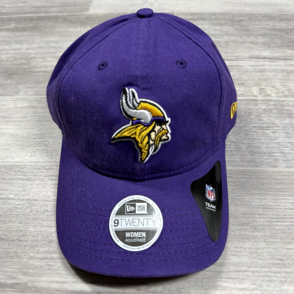 Minnesota Vikings NFL‎ Women's New Era 9Twenty Purple Hat Cap Adjustable New